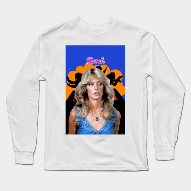 Farrah Long Sleeve T-Shirt by fonchi76